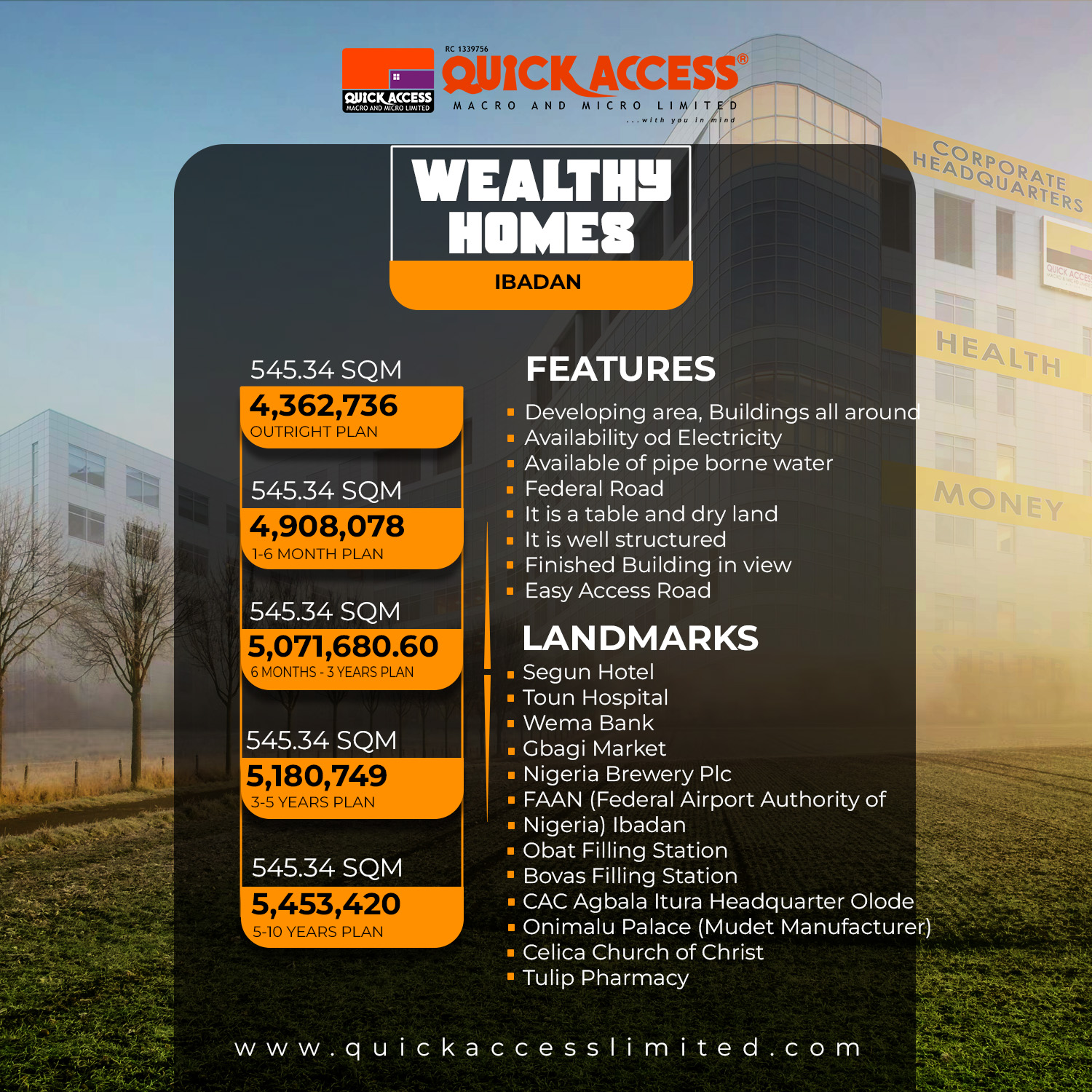 Wealthy Homes Plot 23 (545.34 SQM)